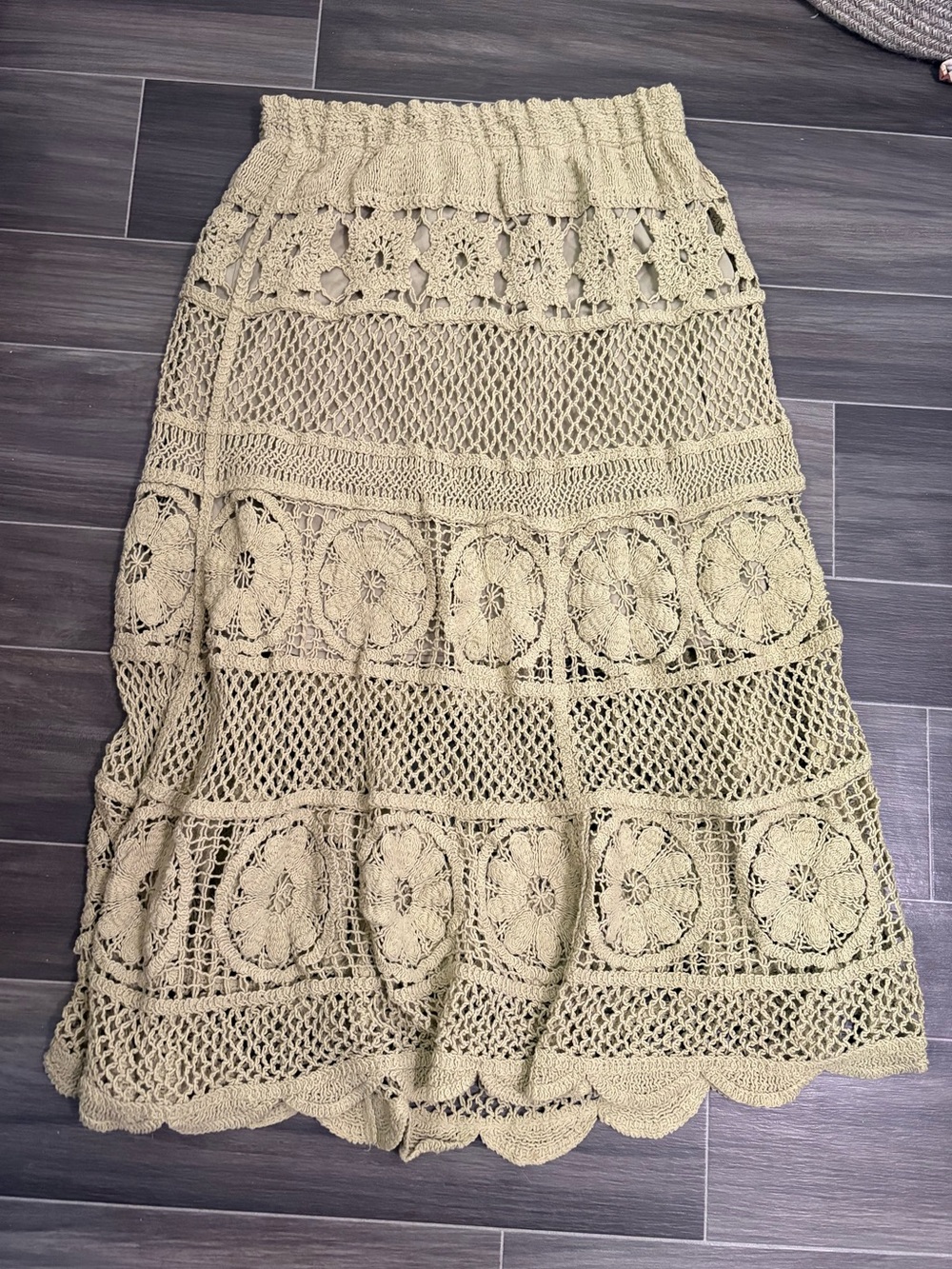 Boho Crochet Skirt